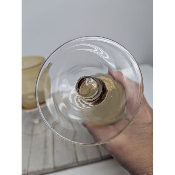 Southern Living Arlington Amber 16 oz. Iced Tea Water Glasses Set of 2 - Picture 7 of 9